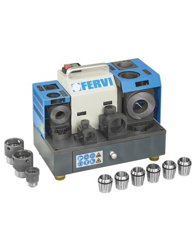 Affila punte elicoidali affilatrice trapano 3-32 mm 250w Fervi a003/32