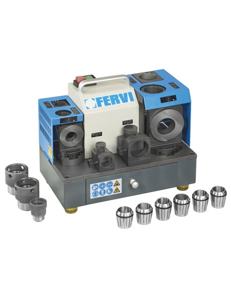 Affila punte elicoidali affilatrice trapano 3-32 mm 250w Fervi a003/32