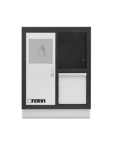 1 - Meuble bas multifonctionnel 680x458x910 mm pour ateliers Fervi a007/06