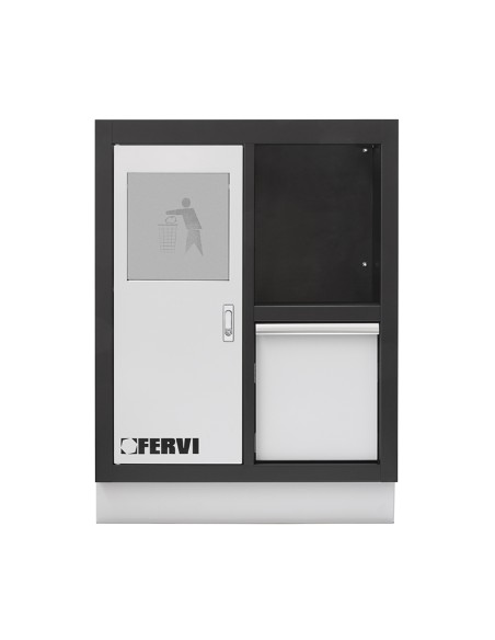 1 - Meuble bas multifonctionnel 680x458x910 mm pour ateliers Fervi a007/06