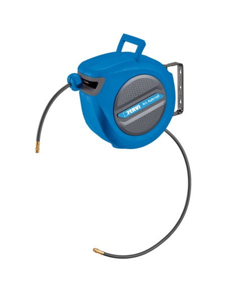 Avvolgitubo autorientrante tubo aria compress&nbsp;15 mt Fervi&nbsp;a481/15h