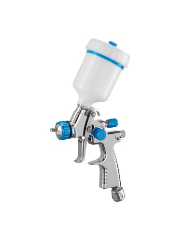 Pistola aerografo vernice serbatoio superiore 100 ml ugello 1.0 mm Fervi a902a