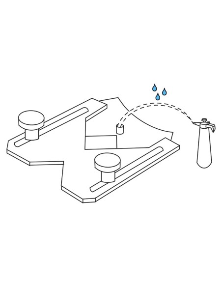 Fresa a tazza diamantata m14 da smerigliatrice per gres 70 mm Fervi p034/070