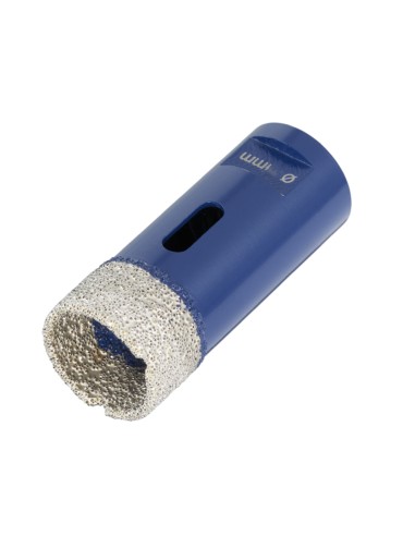 Fresa a tazza diamantata m14 da smerigliatrice per gres 80 mm Fervi p034/080