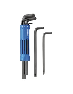 Set 8 chiavi esagonali 2-10 mm con manico multiuso Fervi 0558/ge