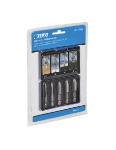 Set 5 pz estrattori viti in hss da 2 - 12 mm Fervi e003
