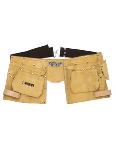 Borsa installatore in pelle con cintuta Fervi 0264