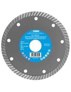 Disco diamantato turbo 230 mm professionale Fervi d060/230