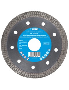 Disco diamantato per gres procellanato professionale 230x22.2 mm Fervi d070/230