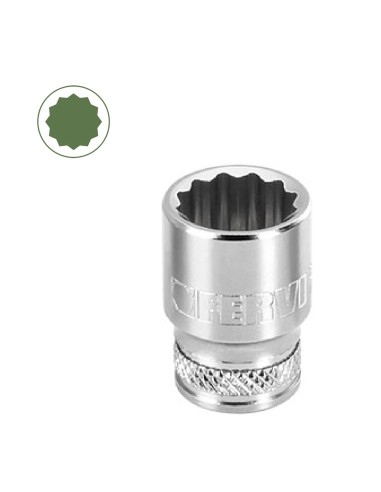 Chiave a bussola poligonale 8 mm 3/8 Fervi bn4p4n008a