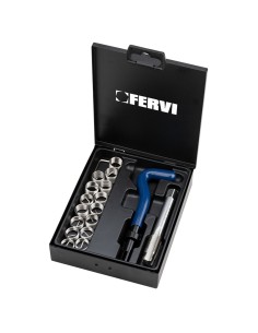 Kit riparazione filetti metrico candele f-coil m14x125 Fervi e011/m140x125c