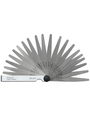 Serie 20 spessimetri a forma conica 005 - 100 mm Fervi fg02