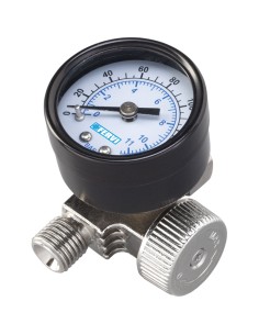 Regolatore di pressione 0 - 11 bar 40 mm x utensili ad aria Fervi th250