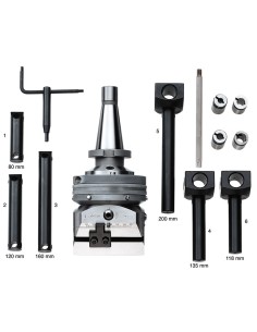 Testina per alesare centesimale con avanzamento 150 mm cm3 Fervi t021/030cm3