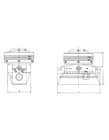 Testina per alesare centesimale con avanzamento 150 mm cm3 Fervi t021/030cm3
