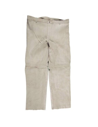 PANTALON TRAVAIL PROTECTION SECURITÉ EN CROÛTE CUIR RESISTANT CHALEUR GIONNY 307