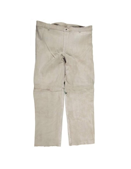 PANTALON TRAVAIL PROTECTION SECURITÉ EN CROÛTE CUIR RESISTANT CHALEUR GIONNY 307