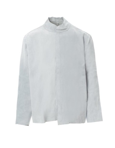 VESTE PROTECTION TRAVAIL SECURITÉ EN CROÛTE CUIR RESISTANT CHALEUR GIONNY 308LUX