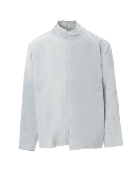 VESTE PROTECTION TRAVAIL SECURITÉ EN CROÛTE CUIR RESISTANT CHALEUR GIONNY 308LUX