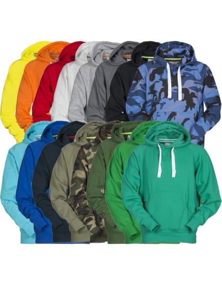 SWEAT-SHIRT POUR HOMME AVEC CAPUCHE COTON MANCHE RAGLAN PAYPER ATLANTA+