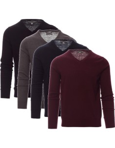 PULLOVER PULL COL V POUR HOMME COTON PAYPER BUSINESS
