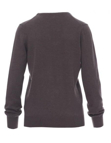 PULLOVER PULL COL V POUR FEMME COTON PAYPER BUSINESS LADY