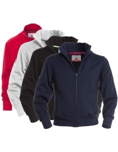 SWEAT SHIRT POUR HOMME ZIP ENTIÈRE COTON MANCHE PAYPER CLASS+