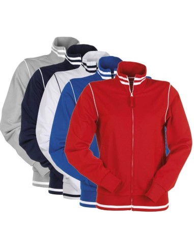 SWEAT SHIRT POUR FEMME ZIP ENTIÈRE POLYESTER MANCHES LONGUES PAYPER DERBY LADY