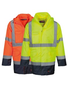 PARKA VESTE TRAVAIL HIVER IMPERMÉABLE REMBOURRÉ HAUTE VISIBILITÉ PAYPER DOCKYARD