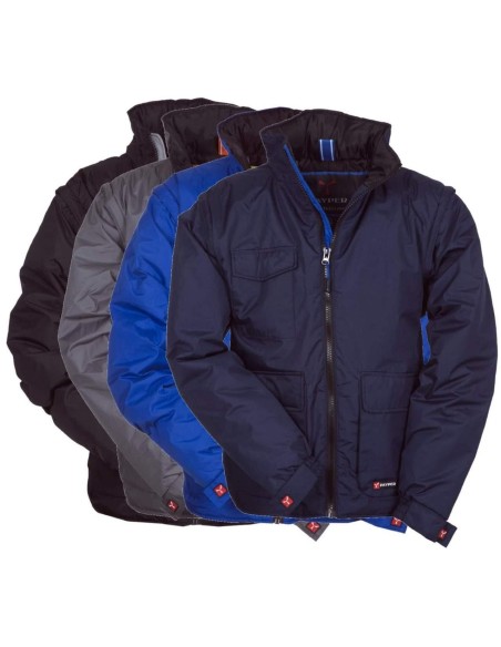 BLOUSON VESTE DE TRAVAIL HIVER IMPERMÉABLE REMBOURRÉ HOMME PAYPER ESCAPE