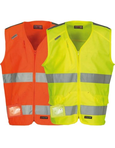 GILET DE TRAVAIL HAUTE VISIBILITÉ AVEC BANDES 3M PAYPER EXPERT