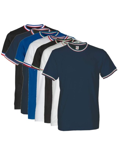 T-SHIRT TEE SHIRT À MANCHES COURTES HOMME 100% COTON PAYPER FLAG