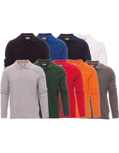 POLO &Agrave; MANCHES LONGUES HOMME 100% COTON PAYPER FLORENCE