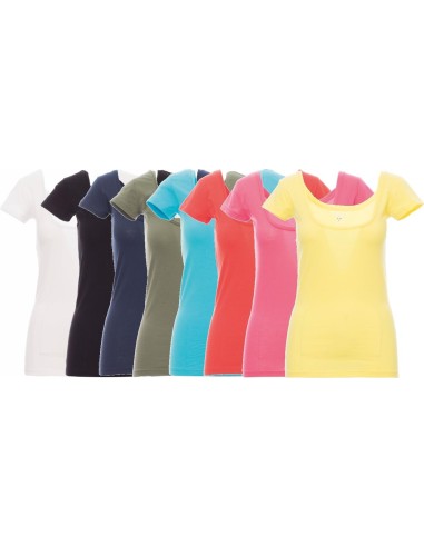 T-SHIRT &Agrave; MANCHES COURTES FEMME COTON PAYPER FLORIDA