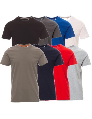 TEE-SHIRT T-SHIRT POUR HOMME ENCOLURE RAS DU COU NEUTR MARQUAGE PAYPER FREE