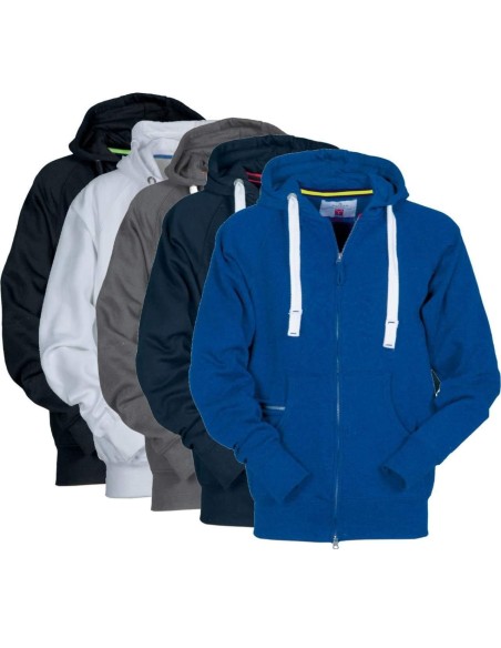 SWEAT SHIRT POUR HOMME ZIP ENTI&Egrave;RE CAPUCHE MANCHE RAGLAN PAYPER HAWAII+