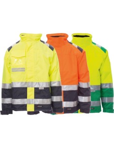 BLOUSON VESTE TRAVAIL HIVER IMPERMÉABLE HAUTE VISIBILITÉ PAYPER HISPEED