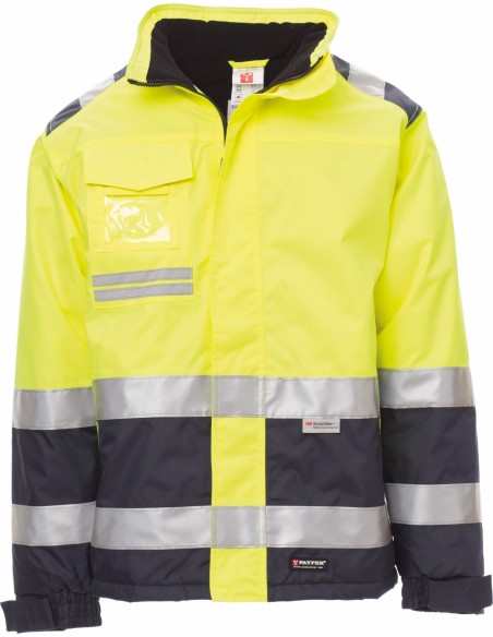 BLOUSON VESTE TRAVAIL HIVER IMPERMÉABLE HAUTE VISIBILITÉ PAYPER HISPEED