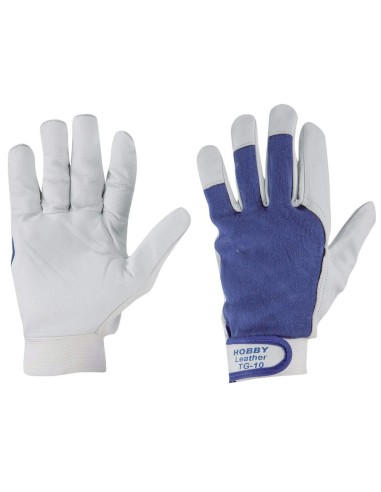 GANTS DE TRAVAIL SECURITÉ GOLF MECANIQUES CUIR COTON GIONNY HOBBYLEATHER