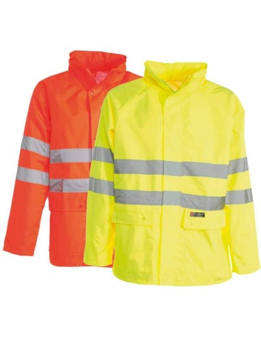 VESTE TRAVAIL POUR PLUIE IMPERMÉABLE HAUTE VISIBILITÉ PAYPER HURRICANE JACKET