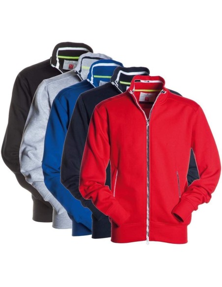 SWEAT-SHIRT POUR ENFANT DEMI ZIP COTON MANCHES LONGUES PAYPER JUNIOR+