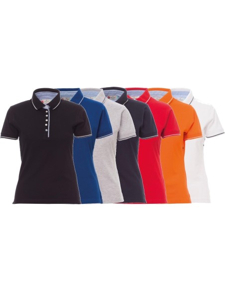 POLO À MANCHES COURTES POUR FEMME 100% COTON PAYPER LEEDS