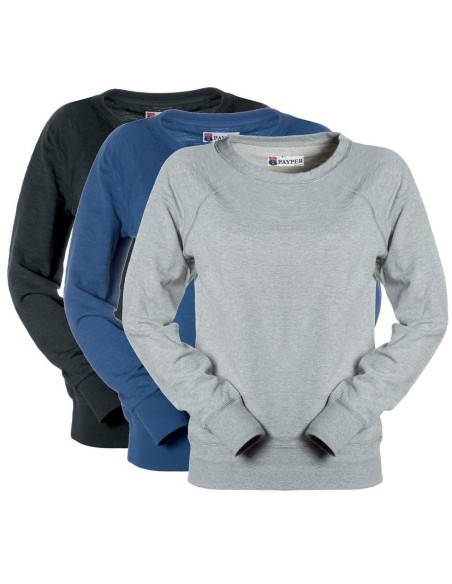 SWEAT-SHIRT RAS DU COU POUR FEMME MANCHE RAGLAN PAYPER MALIBU+ LADY