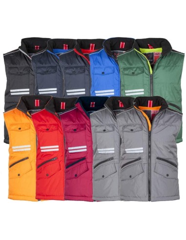 GILET VESTE VETEMENT TRAVAIL REMBOURRÉ MULTIPOCHES POUR HOMME PAYPER MIG 2.0