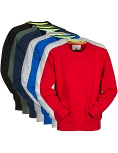 SWEAT SHIRT PULL ENCOLURE RAS DU COU POUR HOMME COTON RAGLAN PAYPER MISTRAL+