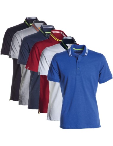 POLO &Agrave; MANCHES COURTES HOMME 100% COTON PAYPER NAUTIC