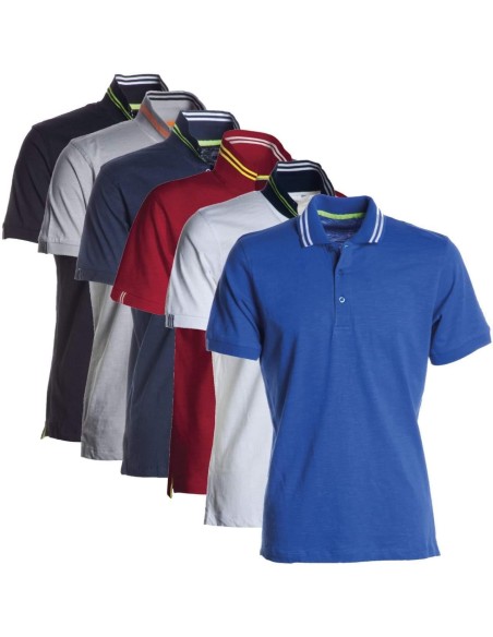 POLO &Agrave; MANCHES COURTES HOMME 100% COTON PAYPER NAUTIC