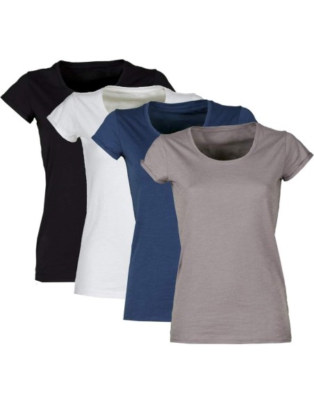 T-SHIRT NEUTRE POUR FEMME 100% COTON PAYPER PARTY LADY