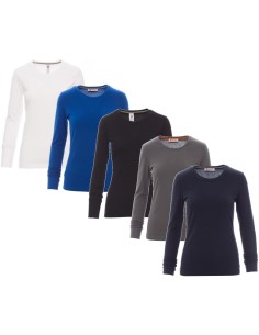 TEE-SHIRT T-SHIRT POUR FEMME RAS DU COU À MANCHES LONGUES PAYPER PINETA LADY