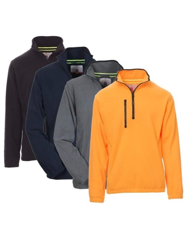 SWEAT-SHIRT VESTE POLAIRE PILE HOMME DEMI ZIP PAYPER PIRENEI